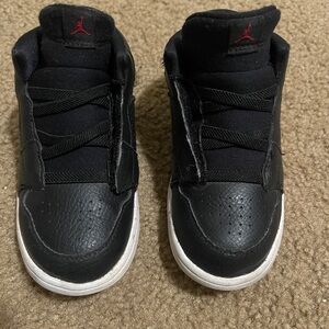 Black Jordan Toddler Shoes 10c